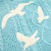 Women's Fashion Knit Cardigan Embroidered V-Neck Loose Fit Sweater Casual Boho Chic Open Front Coat | Soft Polyester Blend ( Light Blue/Pink/Beige)_ecoleips.com