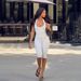 Summer Polka Dot Halter Neck Jumpsuit Women's Sexy Backless Slim Fit Five Point Tie Waist Style Romper_ecoleips.com