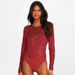 Women's Clothing Women's Slim Fit Long Sleeve Jumpsuit Solid Color Glitter Elegant Sexy Hollow Out Summer Top_ecoleips.com