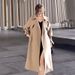 girl Girl Girl 2025 Spring And Autumn British Style Parka Khaki Trench Coat For Women New Waist-Cinching Long Thickened Casual Jacket_ecoleips.com