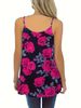 Plus Size Women's Floral Sleeveless Tank Top Elegant Summer Blouse Lightweight Comfortable Casual Wear_ecoleips.com