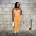Women's European American Style Lace-Up Cropped Top Slim Fit Pencil Pants Two-Piece Set Jacquard Stripe Pattern_ecoleips.com