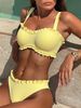 Women's Clothing Women's Push Up Two Piece Swimsuit European American Style Triangle Bikini Tight Fitting Sexy_ecoleips.com