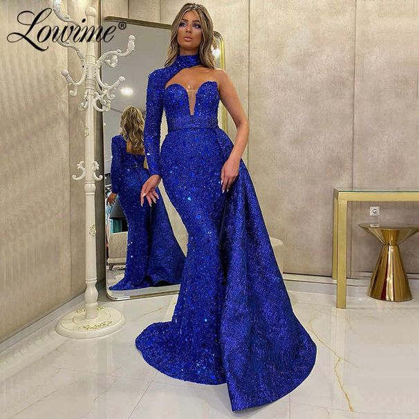 Women's Clothing Evening Dress Autumn Temperament Banquet Performance New Host Long Fishtail Slim Dress_ecoleips.com