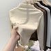 This Women's Top Features A Fishbone-Shaped Design With An Irregular Pattern, Combining Vintage Elements For Autumn And_ecoleips.com