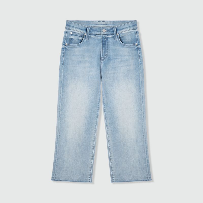 Women's Clothing Niche Minimalist Spring And Summer All Match Straight Stretch Jeans Women's High Waist Casual Pants Women_ecoleips.com
