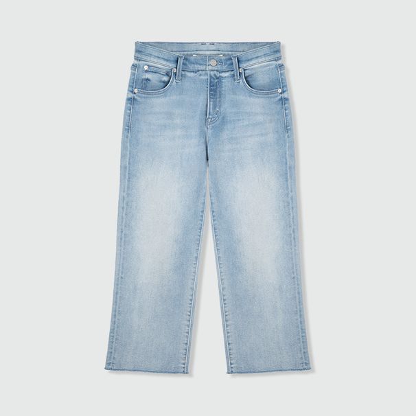 Women's Clothing Niche Minimalist Spring And Summer All Match Straight Stretch Jeans Women's High Waist Casual Pants Women_ecoleips.com