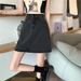 Summer Korean Version Of Black And Gray High-waisted Small Denim Skirt Women's Versatile And Thin Hip-wrapped A-word Short Skirt_ecoleips.com