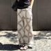 Summer Retro Hong Kong Style Digital Print Casual Straight Leg Pants High End Feel for Women_ecoleips.com