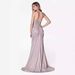 Womens Glitter Spaghetti Strap Floor Length Evening Dress Slimming Elegant For Formal Banquet Party Events_ecoleips.com