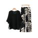 European And American Style Women's Chiffon Suit Hot Selling Item Fashionable Elegant Loose Fit Simple Stylish Set for Women_ecoleips.com