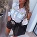 Women's Clothing Women's Heavy Duty Tops All Match Slim Orange Stitching Commuter Casual Shirt_ecoleips.com