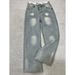 Vintage Light Blue Distressed Patchwork Jeans High Waist Loose Wide-Leg Classic Denim Retro Style Women's Pants S-XL_ecoleips.com