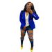 2025s AL178 Women's Small Jacket Solid Color Long Sleeved Autumn/winter Suit Pocket_ecoleips.com