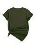 Faith Over Fear Women's Tee - Minimalist Leaf Graphic, Inspirational Casual Top_ecoleips.com