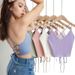 Women's Halter Tops Lace-up Tie Back Ribbed Knit Tank Tops Sleeveless Crop Tops For Teengirls 2024 Summer Sexy Club Outfit_ecoleips.com
