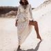 Women's Clothing Spot 1931 & Archer0603 & Summer New Products Lace Splicing Lace Tassel Horn Line Swing_ecoleips.com