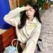 American High Street Retro Letter Floral Embroidered Hooded Sweatshirt For Women, Autumn And Winter, National Trend_ecoleips.com