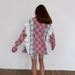 Women's Thin Single Breasted Casual Fashion Shirt Loose Fit European American Style Patchwork Striped Top For Spring Autumn_ecoleips.com