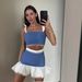 Women's Clothing Women's New Sleeveless INS Style Short Skirt Suit Holiday Style Slim Skirt Two Piece Suit_ecoleips.com