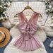 French Pleated Halter Neck Cami Top For Women, Slim-Fitting Summer Casual & Office Wear, Chic Basic Vest_ecoleips.com