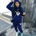 Women's Two Piece Set Hooded Fleece Print Sweatshirt Casual Sportswear Relaxed Everyday Wear Comfortable Feshion_ecoleips.com