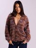 2026 New Vintage Fashion Deep V-Neck Design Melard Plush Long-Sleeve Cardigan For Cross-Border European And American_ecoleips.com