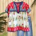 Verve 2025 Summer New Women's Loose Casual Printed Round Neck Shirt_ecoleips.com