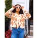 Geometric Patterned Knit Cardigan With Ties For Autumn/Winter Season, Stylish And Fashionable Long-Sleeved Sweater Avail_ecoleips.com