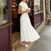 2026 Spring New Women's Clothing: Cross-Border European And American Dress, French Polka Dot Round Neck, Waist-Cinching,_ecoleips.com