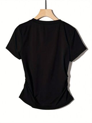 LL's Style Women's Quick Drying Slimming T-Shirt Sports Fitness Yoga Top Short Sleeved Running Top for Spring Summer_ecoleips.com