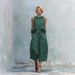 Summer Women's Linen Blend Two Piece Set European American Style Ruffled Trim in Stock Cross Border Independent Website_ecoleips.com