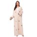 Women's Muslim Robe Elegant Long Sleeve Sequin Cardigan 2025 Saudi Arabian Fashion_ecoleips.com