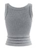 Delicious Cherries Printed Singlet Summer Y2K Women Ribbed Knit Vest Korean O-Neck Soft Cotton Tank Tops Sporty Slim Sleeveless_ecoleips.com