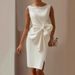 2026 Cross-Border European And American Women's Fashion Independent Station Bow Decoration Short Tank Dress_ecoleips.com