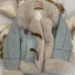 Women's Clothing Design Fur Collar Blue Denim Jacket For Women Velvet Thickened Down Cotton Warm Fur Plush Coat_ecoleips.com