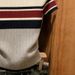 Women's Striped Knit Top Short Sleeved Sexy Slimming Trendy Base Layer Spring Summer_ecoleips.com