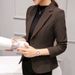 2025s 2025 New Jacket Women's Mini Suit Red Multi-color Versatile Trend Korean Version Simple_ecoleips.com