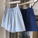 Women's Clothing Retro Denim Summer New Hot Pants Shorts Women Summer Thin High Waist A Line Loose Casual Five Point Pants_ecoleips.com