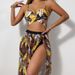 High-Waist Bikini Set With Beach Cover-Up – 3-Piece Swimwear For Women (Wire-Free, Quick-Dry Fabric, S-XL)_ecoleips.com