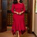 K Women's New Style Asymmetrical Collar Solid Color High-waisted Irregular Mermaid Skirt Dress_ecoleips.com