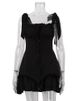Mozision Sleeveless Ruffled Sexy Mini Dress For Women Robe Spaghetti Strap Backless Lace-up Bodycon Dress Elegant Clubwear_ecoleips.com