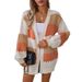 Women's Clothing Autumn And Winter New Casual Loose Lantern Sleeve Knitted Sweater_ecoleips.com