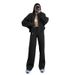 Women’s Color-Block Collared Top & Casual Pants Set – Trendy Sporty Two-Piece Outfit For Fall & Winter_ecoleips.com
