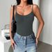 Women's Clothing Strappy Jumpsuit – Sleeveless Bodycon Romper With Solid Color(S-XL, 10 Colors)_ecoleips.com