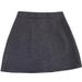 Gray Woolen Spring And Autumn Style, Women's A-line Short Plus-size Winter Thickened Half Skirt, Black High-waisted_ecoleips.com