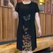 2026 Summer Holiday Two-Piece Stylish Mom's Dress, Slimming For Middle-Aged And Elderly, Tummy-Covering Fashionable Vers_ecoleips.com