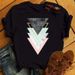 Cross-border Plus-size New Vintage Geometric Pattern Women's Tops And T-shirts_ecoleips.com
