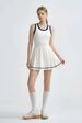 26 Spring And Summer New Outdoor Sports Fashion Tennis Skirt Women's Cross-border Anti-light Yoga Dress With Chest Pads_ecoleips.com
