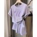 Women’s Clothing Casual Sports Outerwear Suit For Women Summer New Style Student Loose Running Fashionable Short Sleeved Shorts Two Piece Suit_ecoleips.com